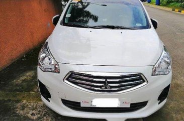 Selling White Mitsubishi Mirage G4 2018 Manual Gasoline at 6004 km 