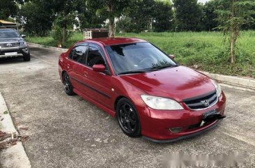 Selling Red Honda Civic 2004 Automatic Gasoline
