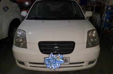 White Kia Picanto 2007 Hatchback Automatic Gasoline for sale 