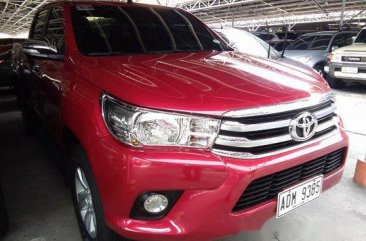 Red Toyota Hilux 2016 Manual Diesel for sale 