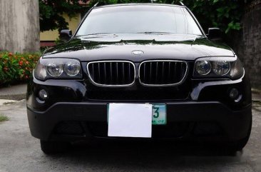 Selling Black Bmw X3 2010 Automatic Diesel at 51500 km 