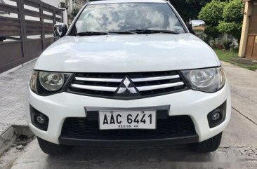 White Mitsubishi Strada 2015 for sale in Pasay
