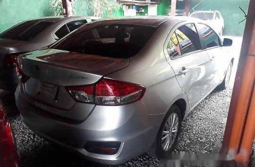 Silver Suzuki Ciaz 2018 Manual Gasoline for sale 