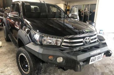 Black Toyota Hilux 2016 Automatic Diesel for sale 