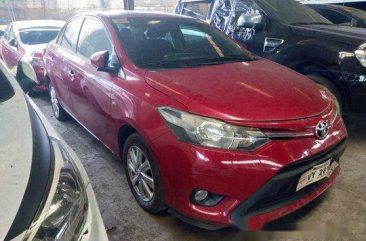 Red Toyota Vios 2017 for sale in Makati