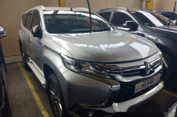 Silver Mitsubishi Montero Sport 2018 Manual Diesel for sale