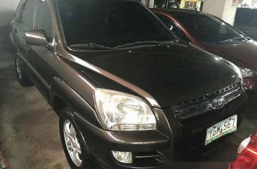 Brown Kia Sportage 2008 at 72535 km for sale