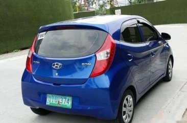 Blue Hyundai Eon 2012 for sale in Manila 