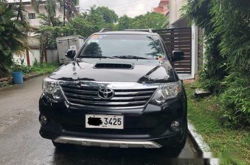 Black Toyota Fortuner 2012 Manual Diesel for sale