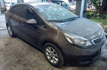 Brown Kia Rio 2015 for sale in Makati 