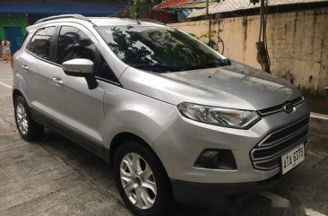 Selling Silver Ford Ecosport 2015 at 37000 km 