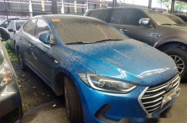 Blue Hyundai Elantra 2018 Manual Gasoline for sale