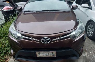 Brown Toyota Vios 2016 Automatic Gasoline for sale 