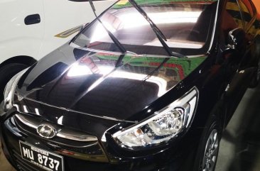 Black Hyundai Accent 2016 Sedan for sale in Manila 