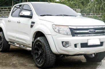 Sell White 2013 Ford Ranger at 44000 km 