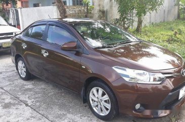 Sell Brown 2014 Toyota Vios Manual Gasoline at 61000 km 