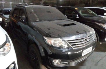 Selling Black Toyota Fortuner 2015 Automatic Diesel 