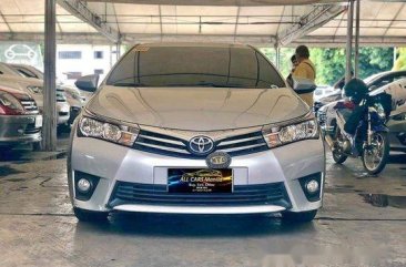 Silver Toyota Corolla Altis 2015 at 45000 km for sale