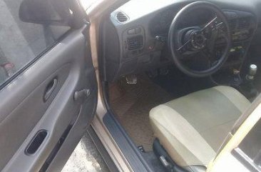 Beige Mitsubishi Lancer 1993 Manual Gasoline for sale