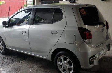 Silver Toyota Wigo 2019 Manual for sale 