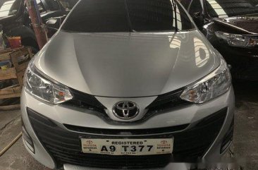 Silver Toyota Vios 2019 Manual Gasoline for sale