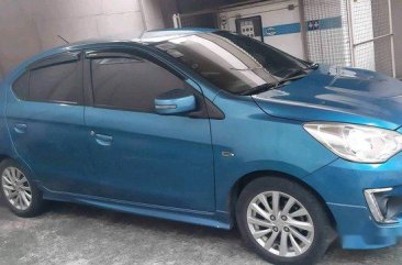 Selling Blue Mitsubishi Mirage G4 2014 at 33000 km