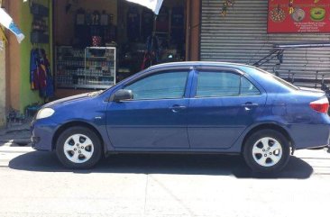 Blue Toyota Vios 2004 at 90000 km for sale