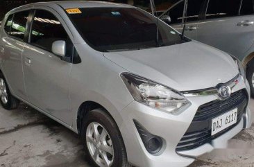 Silver Toyota Wigo 2019 Manual for sale 