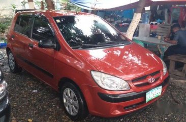 Orange Hyundai Getz 2007 Manual for sale