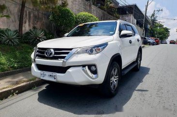 White Toyota Fortuner 2017 at 23000 km for sale 