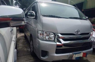 Silver Toyota Hiace 2018 at 17000 km for sale