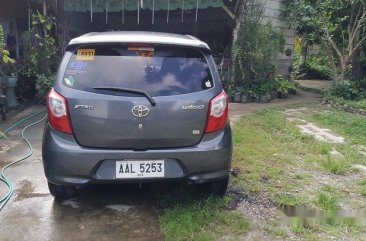 Grey Toyota Wigo 2014 at 60000 km for sale