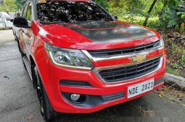 Selling Red Chevrolet Trailblazer 2017 at 40000 km 