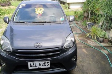 Grey Toyota Wigo 2014 at 60000 km for sale