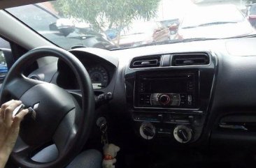 Black Mitsubishi Mirage 2014 at 60000 km for sale 