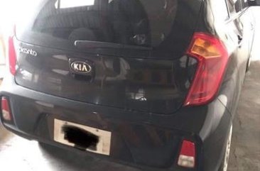 Black Kia Picanto 2016 Manual Gasoline for sale 