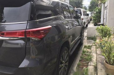 Grey Toyota Fortuner 2017 at 23000 km for sale 