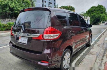 Red Suzuki Ertiga 2018 at 6000 km for sale in Quezon City