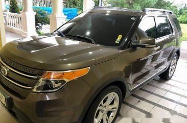 Brown Ford Explorer 2015 Automatic for sale 