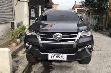 Grey Toyota Fortuner 2017 at 23000 km for sale 