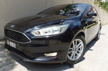 Black Ford Focus 2016 Automatic Gasoline for sale
