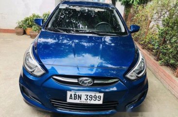 Selling Blue Hyundai Accent 2015 at 40275 km 