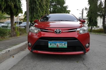 Sell Red 2014 Toyota Vios Sedan at 80000 km 