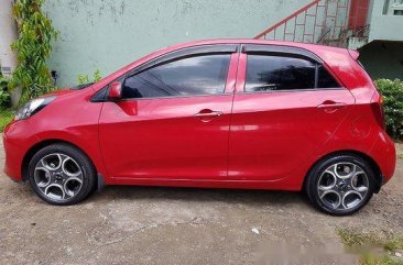 Red Kia Picanto 2016 for sale in Quezon City 