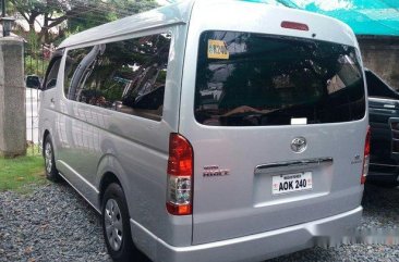 Silver Toyota Hiace 2017 at 18000 km for sale 