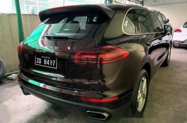 Brown Porsche Cayenne 2017 at 1000 km for sale