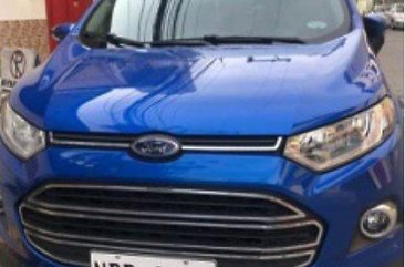 Blue Ford Ecosport 2017 at 11600 km for sale