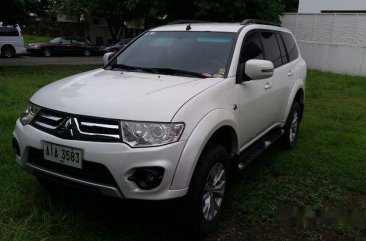 White Mitsubishi Montero Sport 2014 at 63000 km for sale 