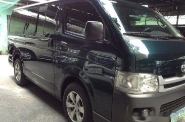 Green Toyota Hiace 2009 Manual Diesel for sale 