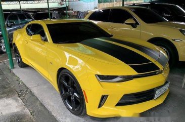 Sell Yellow 2017 Chevrolet Camaro in Quezon City 